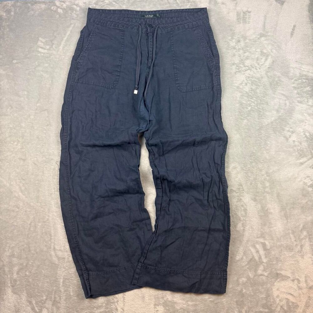 Ralph-lauren Women's Navy and Blue Trousers